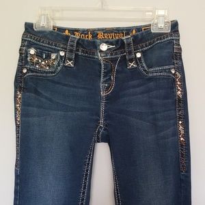 Rock Revival Jazlyn Mid Rise Boot Cut Jean's 25